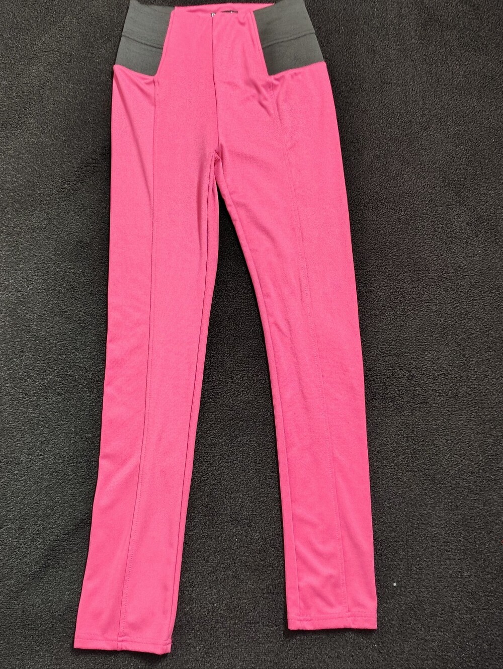 Honey Bun Pink Elastic Waistband Leggings Womens Size Medium New